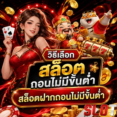 สล็อตถอนไม่มีขั้นต่ำ